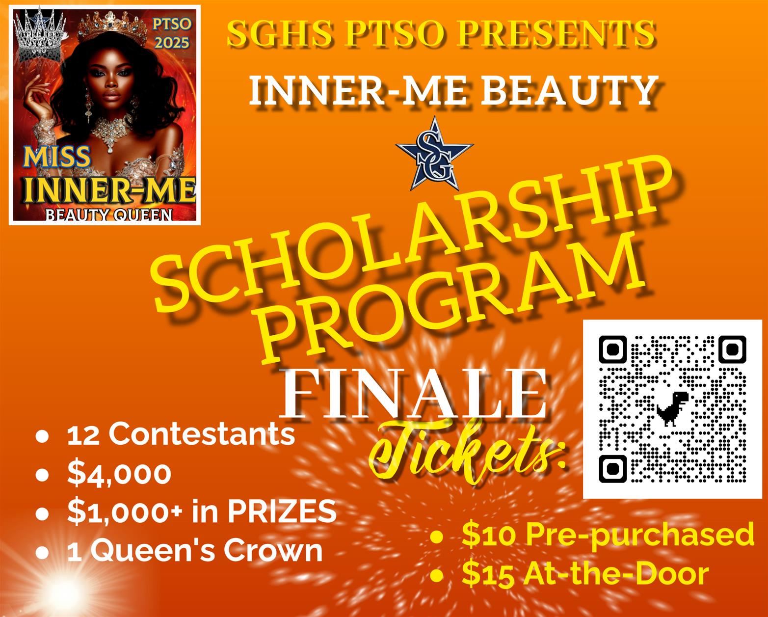  PTSO INNER-ME BEAUTY SCHOLARSHIP FINALE | Sat., 3/29, 3 PM